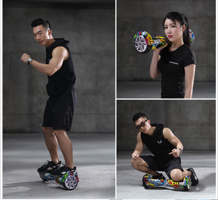 xe thăng bằng xịn Trẻ em 6,5 inch cân bằng xe hai bánh xoắn cơ thể cảm giác xe tay ga hai bánh thông minh suy nghĩ trọng lực xe tay ga xe cân bằng cho bé 2 tuổi